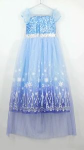 MUABABY | Trang Phục Elsa Phát Sáng LED Cho Bé Gái Váy Công Chúa Kèm Áo Choàng Dành Cho Tiệc Sinh Nhật Hóa Trang Lễ Hội Halloween Phong Cách Châu Âu Kiểu Dáng Chữ A Chất Liệu Polyester