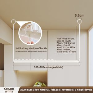 MINGZHI | Side Mounted Invisible Top Mounted Drying Rack