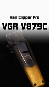 VGR VGR879T&C Professional 7500RPM Hair Clipper and Trimmer Set Wireless Haircut Machine for Men Rechargable T-Blade Carving Shaver