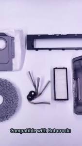 Bàn Chải Bên Cạnh Tương Thích Với Roborock Q7 M5/Q7 M5+/Q7 TF+/Q7 L5+/Qrevo Curv/Qrevo Edge/Saros 10/Saros Z70/S9 MaxV Ultra/G20S Ultra/G30 Space - Bộ Phận Máy Hút Bụi Dùng Để Làm Sạch Cạnh Và Loại Bỏ Lông Thú Cưng