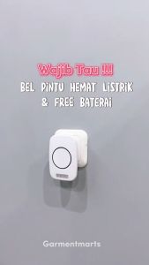 Bel Pintu Rumah Wireless Door Bell Waterproof Tanpa Kabel Premium Bagus Colok Listrik