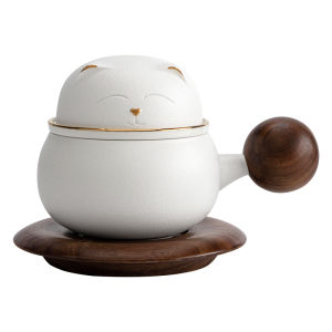 SANXUN | Tea Infuser Ceramic Cat Cup