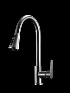 ZiinLife Stainless Steel Faucet 360° Rotating Hot And Cold Pull-Out Faucet Suitable For Kitchen And Bathroom Wash Basin