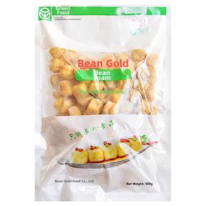 Spicy Hot Pot Tofu Puff 500g Single Pack Soybean Product Hollow Gold Bean Puff Commercially Used