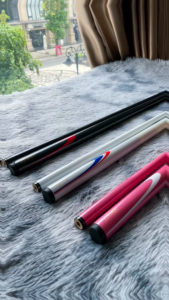 Cơ Bida ABIL MAGIC - GRAMAX Đen/Hồng/Trắng - Gậy Bi-a Lỗ Ngọn Phủ Carbon - MR.SUNG VIỆT NAM