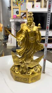 Tượng cửu thiên huyền nữ bằng đồng cao 40cm rộng 20cm nặng 6.3kg
