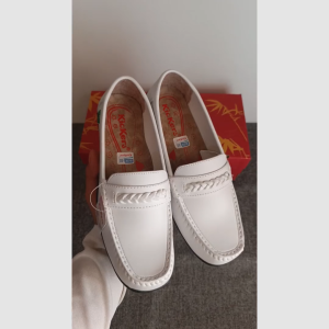 Sepatu Pantofel Wanita Slip-On | FAIRMONT | Putih Hitam Coklat Mocha Krem | (Alwie Store)