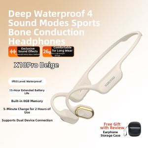XIAOYOU | Bone Conduction Waterproof Sport Headphones Bluetooth Long Battery