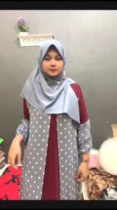 GAMIS SET HIJAB CERUTY AMANDA / GAMIS MUSLIMAH TERBARU / BUSANA MUSLIMAH TERBARU