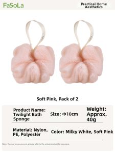 FaSoLa | High-quality Soft Bubble Bath Flower
