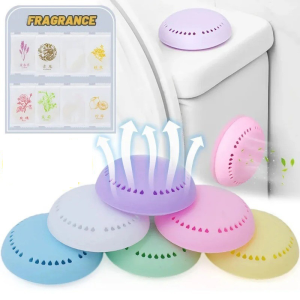 Multiple Self-adhesive Solid Air Fresheners Toilet Long-lasting Deodorant Replaceable Fragrance Tablet Fresheners Car Household Round Air Fresher Wardrobe Car Air Freshener