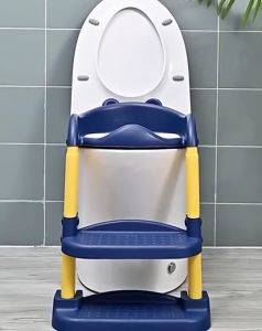 บันไดชักโครกสำหรับเด็ก เบาะนู้ ฝึกขับถ่าย พร้อมส่ง Children's toilet ladder สำหรับเด็ก ส่งทรูปราย ประเภท