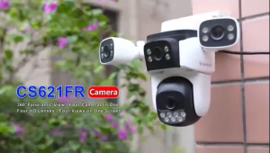 Vstarcam CS621FR ( 4 เลนส์ ) ใหม่ล่าสุด2025 ความละเอียด 2 MP(1296P) กล้องวงจรปิดไร้สาย Outdoor มีAI+ คนตรวจจับสัญญาณเตือน