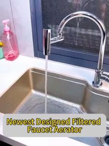 720° Rotation 4 in 1 Kitchen Faucet 4-Function Modes Multi functional Upgraded Faucet for Sink Bathroom High Pressure Universal Kitchen Tap Nozzle