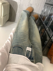 High Waist Straight Leg Jeans plus Size Loose Fit Spring Autumn Style for Pear Shaped Women Comfortable Wide Leg Pants