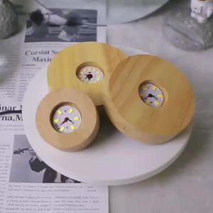 Đế Đèn Gỗ DIY Sáng Tạo 7CM Với Công Tắc Cảm Ứng Đèn LED Sạc Lại Được Dùng Làm Đế Trưng Bày Cho Đồ Trang Trí Bằng Pha Lê Thủy Tinh Nhựa.