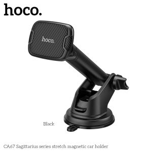 HOCO CA67 100% Original Genuine Universal Car Phone Holder Center Console Bracket Windshield Bracket For All smartphones Holder For Phone in Car 360 Rotation Mobile Phone Holder