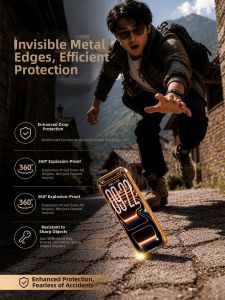 xilixili | 3D Curved Invisible Metal Frame AR Anti-Reflective Anti-Drop Full Screen Protective Film