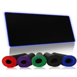 【XMT】Mouse Pad Keyboard Pad Lock Edge Large Super Mouse Pad Office Table Pad Rubber Anti-slip Soft P