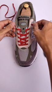 MR Shoelaces EF10 Elastic Red Merah Tali Sepatu Flat Elastis Gepeng 80cm 100cm 120cm 150cm