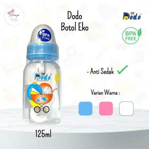 Botol Dodo Eko dengan Anti Sedak / Botol Susu Anak Dodo Eko / 0 3 6 12 Bulan