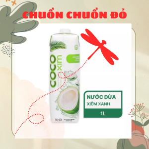 Thùng 12 hộp nước dừa đóng hộp Cocoxim Xanh dung tích 1000ml/Hộp - HÀNG CHÍNH HÃNG