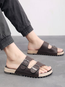 Dép Đi Biển Đế Dày Chống Trượt Thường Ngày Cho Nam Mùa Hè 2024 Dép Xỏ Ngón PVC Đế Mềm Thời Trang Đi Biển Thoải Mái