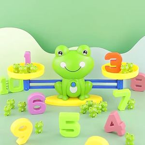 Đồ Chơi Giáo Dục Toán Học Cho Trẻ Em Ếch Cân Bằng Trọng Lượng Hỗ Trợ Học Toán Và Phép Tính Hiệu Quả
