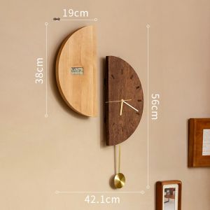 YANPU | Vintage Creative Elegant Wall Clock