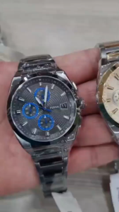 [Promo] Jam Tangan Pria FS FS5795 FS5796 FS5797 FS5830 Everett Chronograph Stainless Steel Strap Garansi 2 Tahun [✔COD]