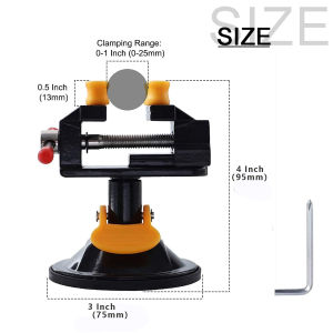 Universal Suction Cup Table Vice Jewelry Vice Vise Stand Rotatable Drill Press Mini Table Bench Screw Clamp Engraving Table Vice