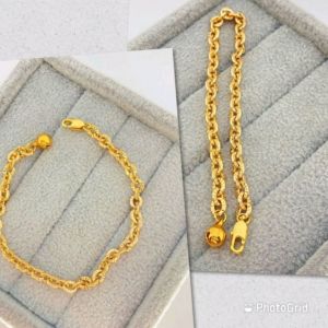 Gelang Xuping Polos Rantai Medan Lapis CXA83