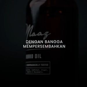 Beard Growth Kit Maaz Grooming: Beard Serum + Beard Roller. Kombo Tepat Tumbuhkan Brewok dan Rambut dengan Cepat.