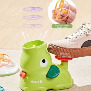 Flying Disc Air Rocket Launcher Saucer Outdoor Soaring Propeller Garden Game Novel Children Toy for Kid Jump Sport Free Shipping