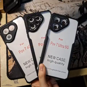 New Case Tecno Pova 7 Ultra 5G / Pova 7 5G / 7 4G Case Fusion Shockpoof Cover transparan - HOHA CASE