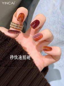 YINCAI | UV Hardening Semi-Baked Nail Stickers