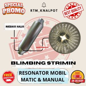 Resonator Knalpot Mobil matic manual ngebass adem alus murah