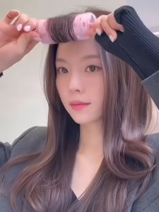 Eight-Character Fringe Curls Curly Hair Fringe Hair-Styling Curling Device French Style Pine Super Large Aluminum Sheet Self-Adhesive Reel