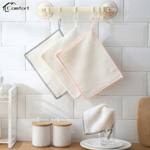 Comfort ผ้าเช็ดจาน 2 ชิ้น โต๊ะ เพิ่มความหนาไม่เป็นขุย อุ้มน้ำได้ดี ไม่อับชื้น ผ้าขี้ริ้ว ผ้าทำความสะอาด ผ้าเช็ดอเนกประสงค์