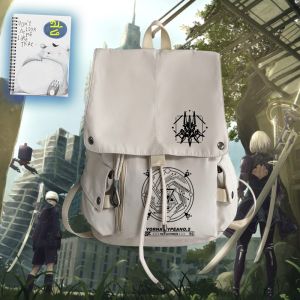 กระเป๋าเป้สะพายหลังผ้าไนลอนลายการ์ตูน 2B สาวน่ารัก กระเป๋าใส่หนังสือแบบลำลองสำหรับทั้งชายและหญิง กระเป๋าเป้สะพายหลังแบบลำลอง