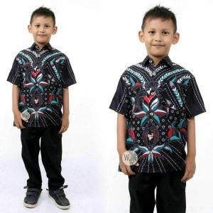 kemeja batik anak lengan pendek motif terbaru # Baju Batik Anak Lengan Pendek #Batik Anak Lengan Pendek Premium Modern