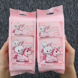 SG Cute Mini Wet Wipes Baby Hygiene Bacteriostat Moist Pure Cotton 99.9% Bacteriostatic Rate