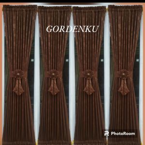 gorden ikat pita tengah gorden kupu kupu minimalis nuvo embos polos gorden buat jendela