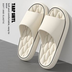 MONLEYTA | Thick Bottom Slippers Womens Mens Bath Slippers Anti-Slip Indoor Outdoor Wear Summer Fashionable EVA Material Slip-On Shoes