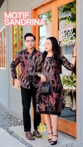 Motif Sandrina | Couple Batik Gemilang Full Furing dan Tricot Premium Batik Solo | Dress Batik | Tunik Batik | Dress Kondangan | Batik Couple Premium | Batik Couple 2025 | Couple Batik Premium