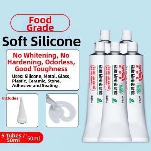 CUTORIN | Non-Toxic Odorless Food Grade Silicone Adhesive for Soft Silicone