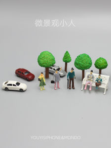 Mini Car Model & Parking Lot Decorations: Small Figures Toys for Children & Adults Over 14