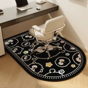 Ghế Máy Tính VIKAMA Loop Pile Thảm Trải Sàn Ghế Xoay Thảm Đặc Biệt Thảm Polyester Chống Nước Chống Phai Màu Cho Phòng Ngủ Phòng Học Phòng Thể Thao Điện Tử