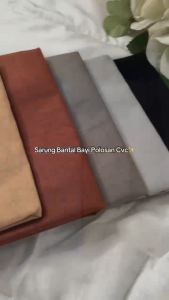 Sarung Bantal/Guling Bayi Polosan cvc