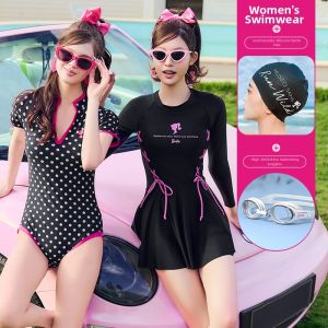 Barbie | New Swimwear for Women One-Piece Triangular Slim Fit